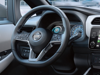 2021 Nissan Leaf - D-shaped steering wheel