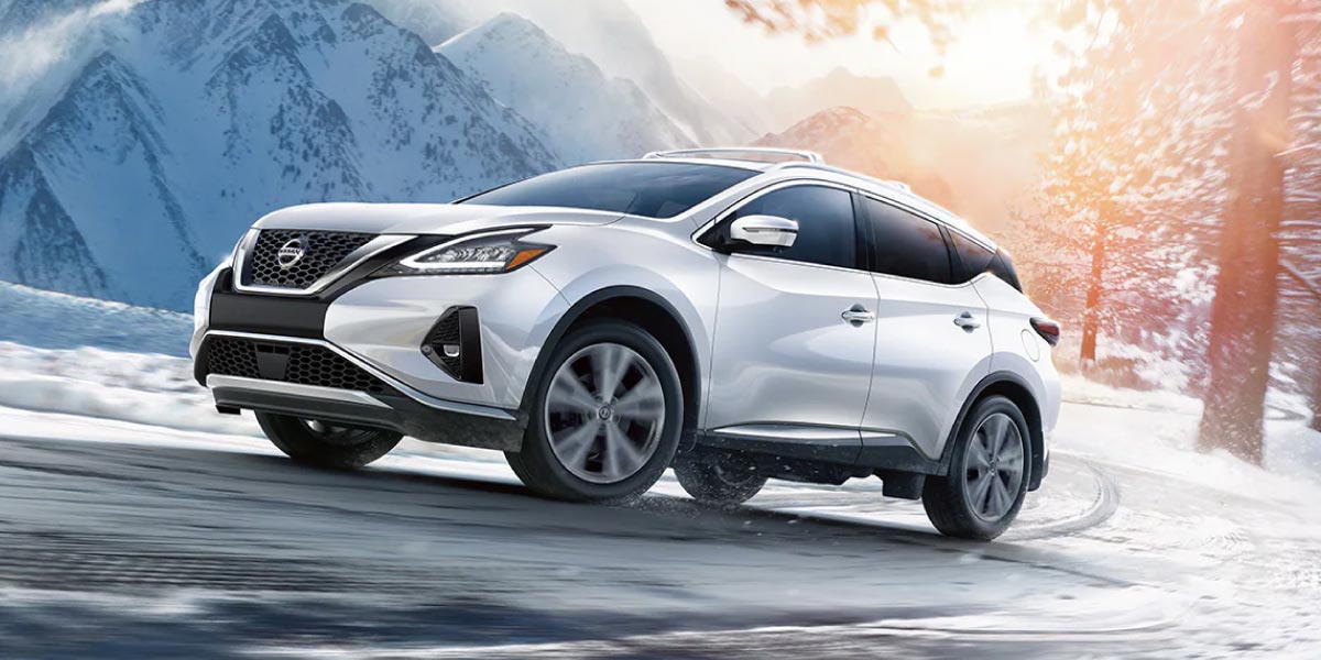 2021 Murano driving in snow.