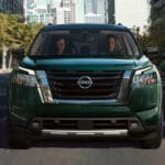 2022 Nissan Pathfinder green